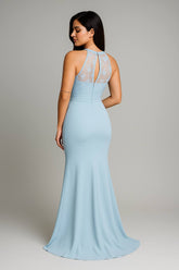 Halter Neckline Gown